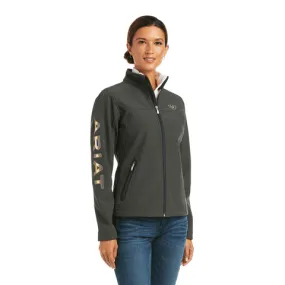 Ariat Women's Pendleton New Team Charcoal Softshell Jacket - 10037663