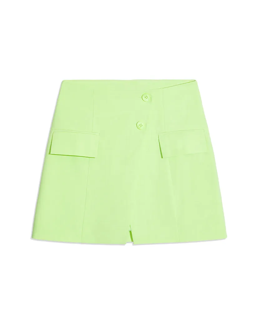 Blazer Suiting Skirt | Sharp Green