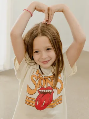 Children's Rolling Stones Stoned Off White Tee