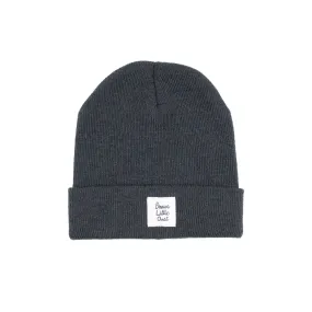 Dark Charcoal Knit Beanie