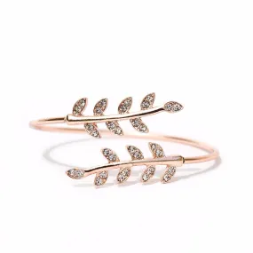 Grecian Leaves Rosegold Bracelet