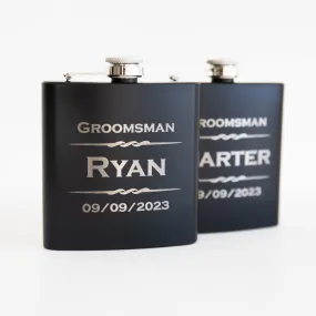 Groomsmen Flask