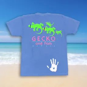 KIDS Gecko Fam Hyper Blue-to-White