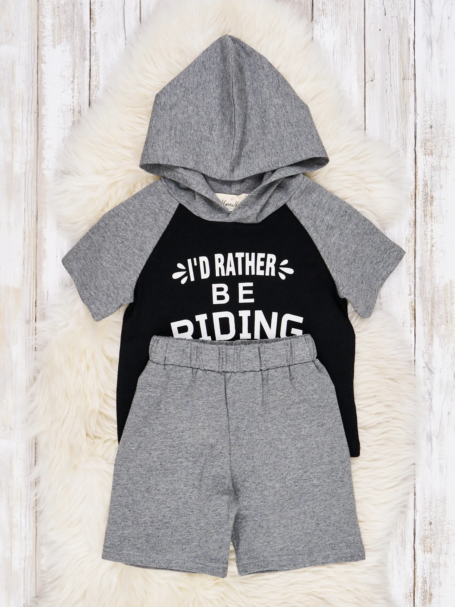 Riding With Dad Hoodie Outfit