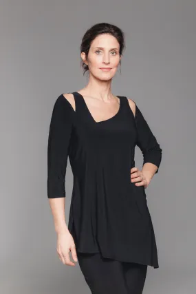 Sympli Sale,  2344-2 Focus Tunic, 3/4 sleeve