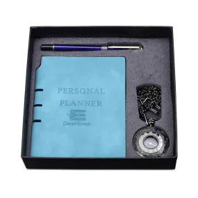 Yellow Chimes Men Gifting Set for Men Exquisite Men Gifting Set Business Suits Set Diary,Pen,Pocket Watch Men Accessory Gift Set in a Gift Box.